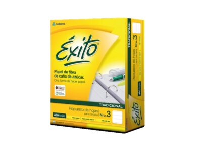 Repuesto de hojas tradicional N°3 # y = 480 hjs – ÉXITO