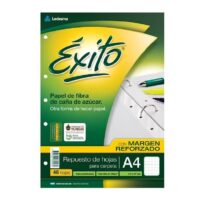 010-0090 Repuesto reforzado de hojas A4 # y = 48 hjs – ÉXITO