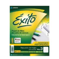 010-0109 Repuesto reforzado de hojas N°3 # y = 24 hjs – ÉXITO
