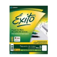 010-0526 Repuesto reforzado de hojas N°3 # y = 48 hjs – ÉXITO