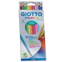 Lapices de colores "Stilnovo" acuarelables x12 - GIOTTO