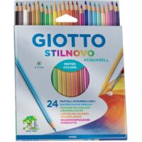 Lapices de colores "Stilnovo" acuarelables x24 - GIOTTO