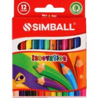 Lapices de colores cortos x12 - SIMBALL