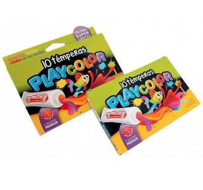 Tempera colores surtidos pomos 8cc x10 - PLAYCOLOR