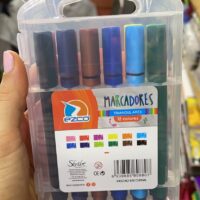 Marcadores triangulares en valija x12 - EZCO