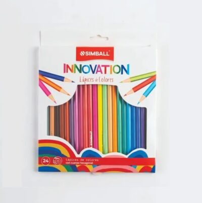Lapices de colores largos x24 - SIMBALL
