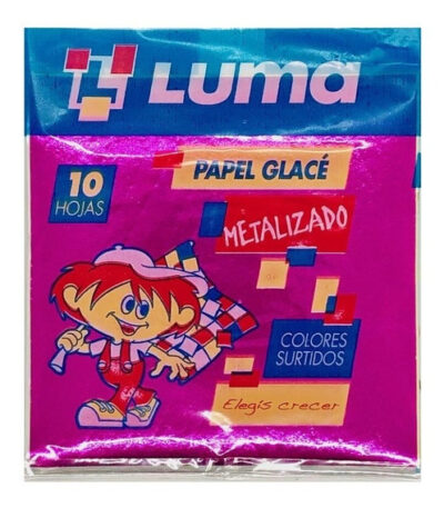 3718 Papel glacé METALIZADO - LUMA