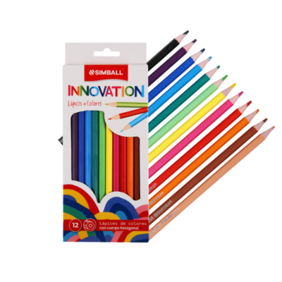 Lapices de colores largos x12 - SIMBALL