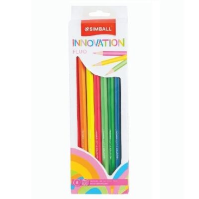 Lapiz Color Simball Fluo x8