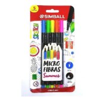 Microfibra Simball  Fluo  x5
