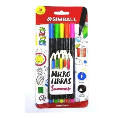 Microfibra Simball  Fluo  x5