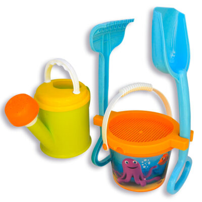 Balde, pala, rastrillo mediano, colador y regadera Duravit #560