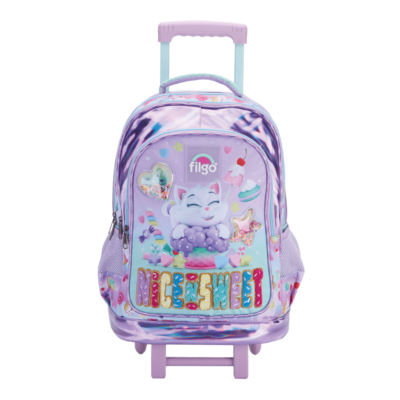 Mochila Starpak 3D 18" Gatito c/ Carro - FILGO
