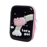 Cartuchera DOBLE EVA "Pusheen" 2 cierres - MOOVING