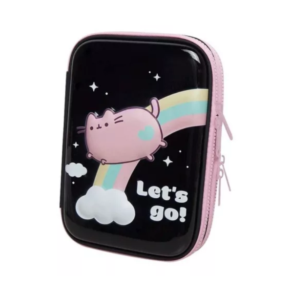 Cartuchera DOBLE EVA "Pusheen" 2 cierres - MOOVING