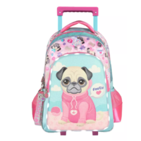 Mochila "Puppy" 18" c/Carro - FOOTY