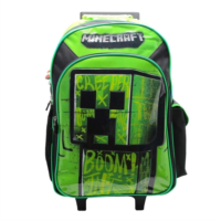 Mochila "Minecraft" 18" c/Carro - CRESKO