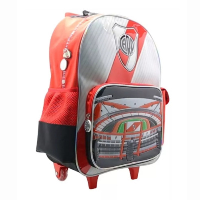 Mochila "River Plate" 18" c/Carro - CRESKO