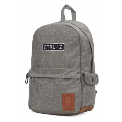 Mochila "Baires Grey" 17" Espalda - MOOVING