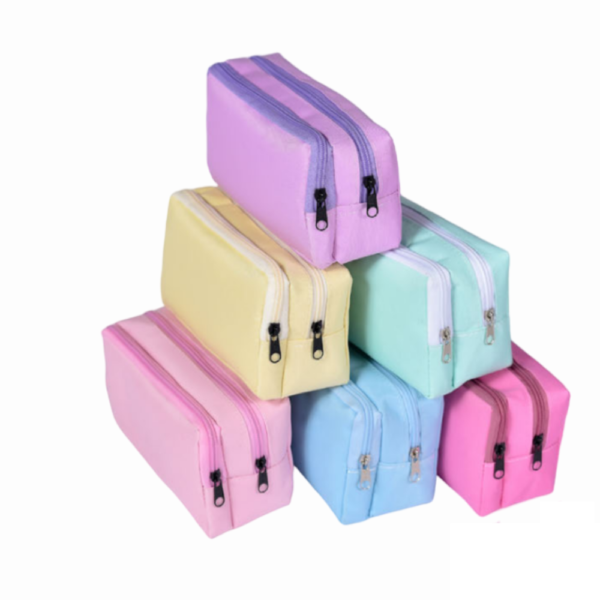 Cartuchera Doble Cierre color Pastel - ALGAMA LD