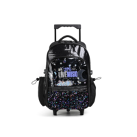 Mochila "Cloud Black" 18" c/Carro - CHIMOLA