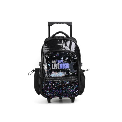 Mochila "Cloud Black" 18" c/Carro - CHIMOLA