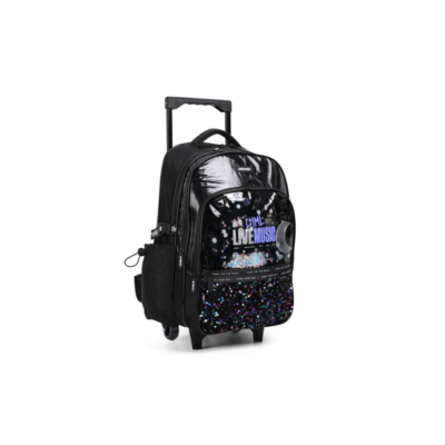 Mochila "Cloud Black" 18" c/Carro - CHIMOLA