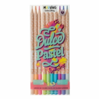 Lápices de color pastel x10 - MOOVING