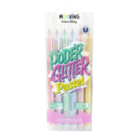 Marcador glitter pastel x6 – MOOVING