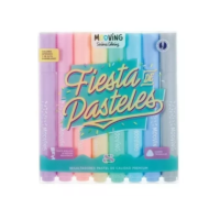 Resaltadores pastel x8 - MOOVING