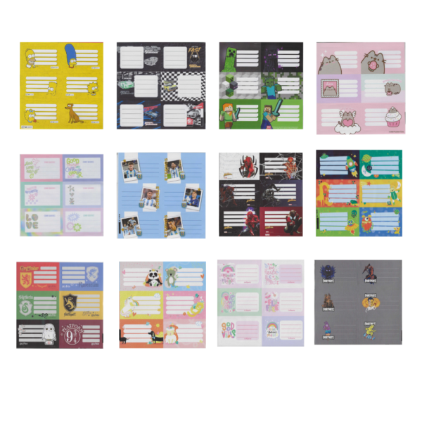 ETIQUETAS VARIAS - MOOVING