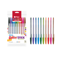 Bolígrafo stick 026 colores surtidos x10 - FILGO