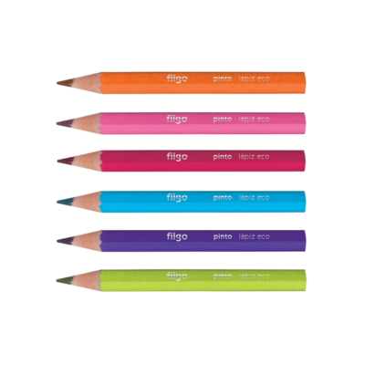 Lapices de colores "mini pinto" x6 - FILGO