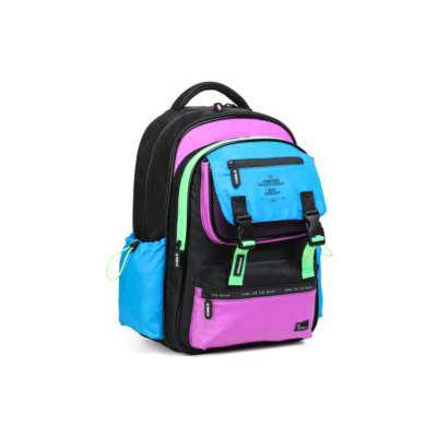Mochila "Colorblock Purple" 17" ESPALDA - CHIMOLA