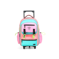 Mochila "Colorblock Coral" 18" ESPALDA - CHIMOLA