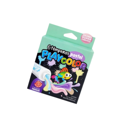 Tempera pastel 8cc pomos x6 – PLAYCOLOR