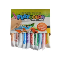 Pintura acrílica pomos 8 cc x10 - PLAYCOLOR