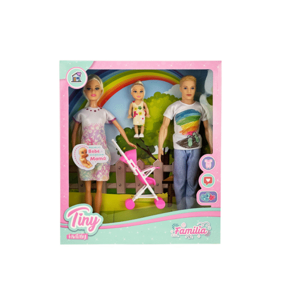 Muñeca embarazada y su familia - TINY