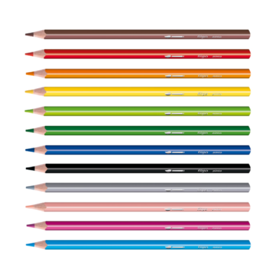 Lapices de colores largos "Pinto ACUARELABLE" x12 - FILGO