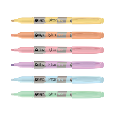 Resaltador fino "Ligther Fine" colores pasteles - FILGO
