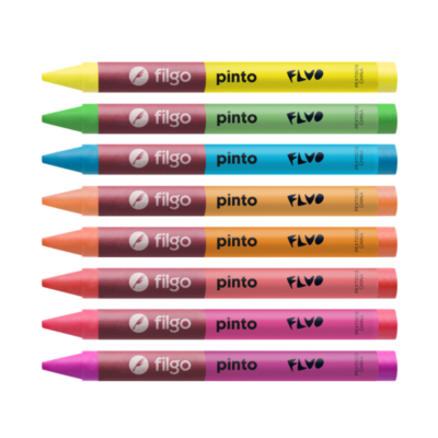 Crayones de cera FLÚO x8 - FILGO