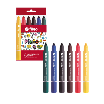 Marcador escolar Jumbo x6 - FILGO
