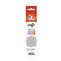 DISTRITOPO (5) Lapices de colores pastel x6 - EZCO