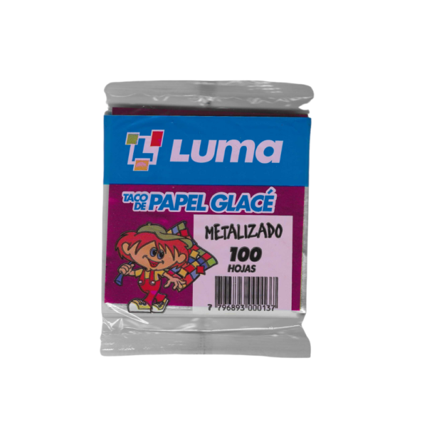 Taco x100 hojas metalizadas - LUMA