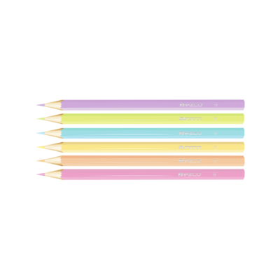 Lapices de colores pastel x6 - EZCO