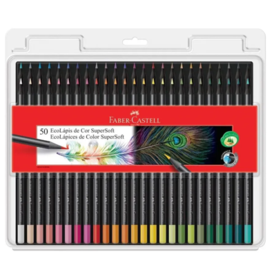 Lapices de color "SuperSoft" x50 - FABER CASTELL