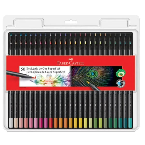 Lapices de color "SuperSoft" x50 - FABER CASTELL