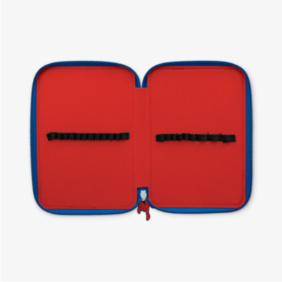 Cartuchera 2 pisos tapa reversible de tela "Spiderman" - MULTISCOPE