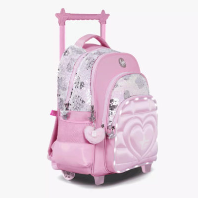 Mochila "Super Heart" c/carro 18" - FOOTY