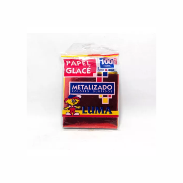 Taco metalizado x100 hojas - LUMA